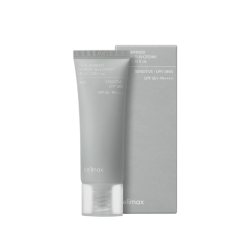 Celimax Крем солнцезащитный для сухой кожи - Dual barrier watery sun cream SPF50+PA++++, 40мл