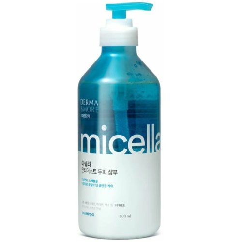 KeraSys Шампунь для волос мицеллярный - Derma&more micellar anti dust scalp, 600мл