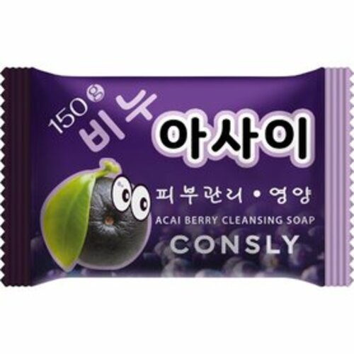 Consly Мыло питательное с экстрактом ягод асаи - Consly Soap, 150г
