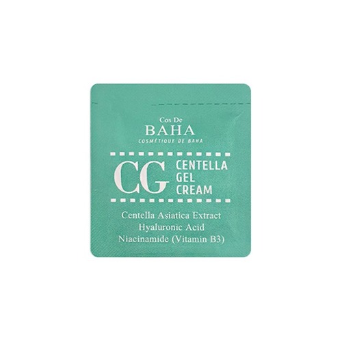 Cos De BAHA Крем-гель для лица восстанавливающий (пробник) – Centella gel сream (CG), 1,5мл