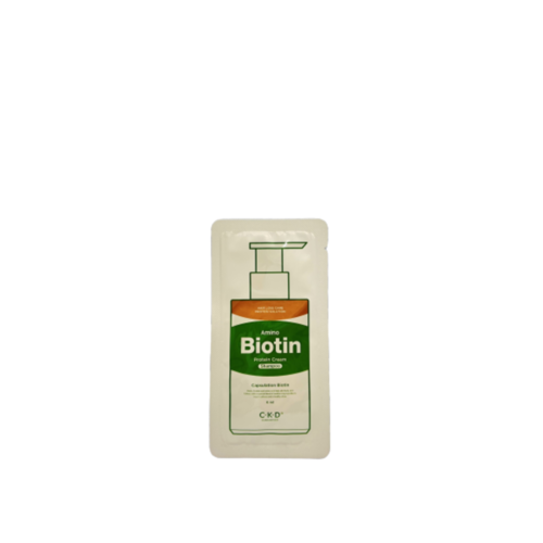 CKD Шампунь кремовый питательный с биотином - Amino biotin protein cream shampoo (пробник), 6мл