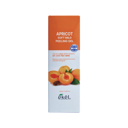 Ekel Гель-скатка отшелушивающий с экстрактом абрикоса - Natural clean peeling gel apricot, 100мл
