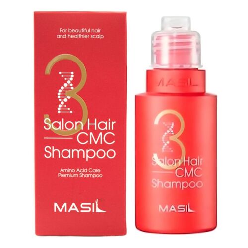 Masil Шампунь восстанавливающий профессиональный с керамидами - 3 salon hair CMC shampoo, 50мл