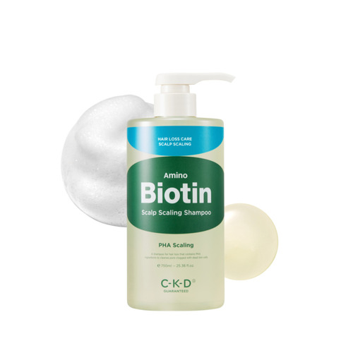 CKD Шампунь очищающий с биотином - Amino biotin scalp scaling shampoo, 750мл