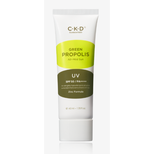 C-K-D Крем солнцезащитный с прополисом легкий - Green propolis all-mild sun SPF50+PA++++, 40мл