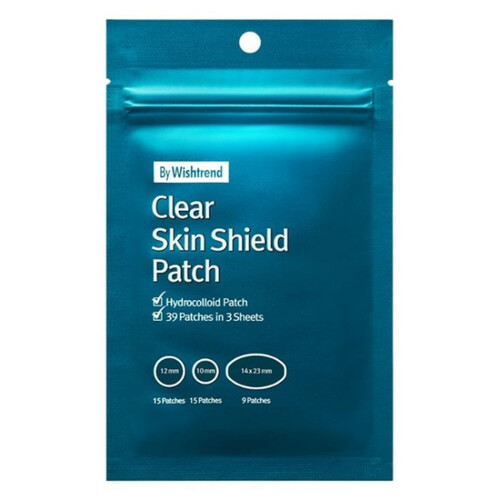 By Wishtrend Патчи противовоспалительные от прыщей - Clear skin shield patch, 39шт