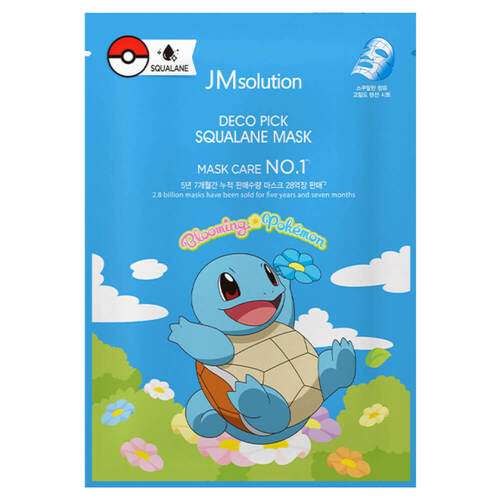 JMsolution Маска тканевая увлажняющая со скваланом - Deco pick squalane mask pokemon, 30мл