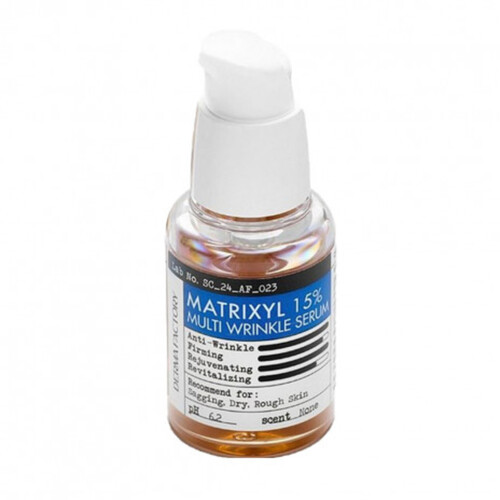 Derma Factory Сыворотка омолаживающая с пептидами - Matrixyl 15% multi wrinkle serum, 30мл