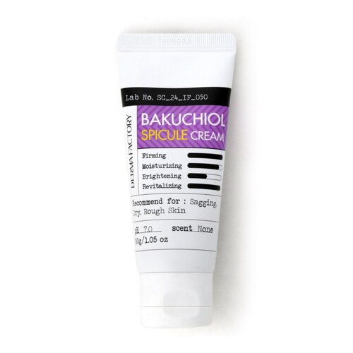 Derma Factory Крем антивозрастной с 1% бакучиола и спикулами - Bakuchiol spicule cream, 30г