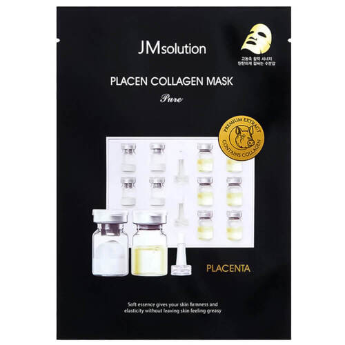 JMsolution Маска тканевая плацентарная с коллагеном - Placen collagen mask pure, 30мл