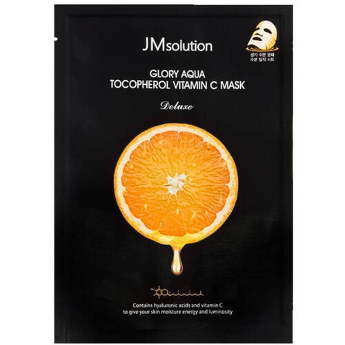 JMsolution Маска тканевая с витамином С для выравнивания тона - Glory aqua vitamin С mask, 30мл