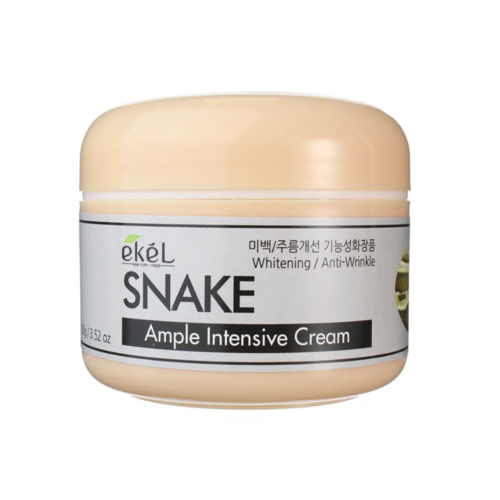 Ekel Крем для лица со змеиным ядом – Ample intensive cream snake, 100г