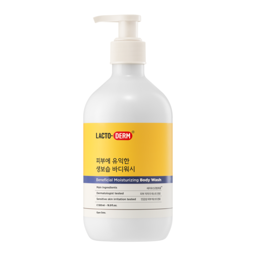 CKD Гель очищающий для лица и тела - Lactoderm beneficial moisturizing body wash, 500мл