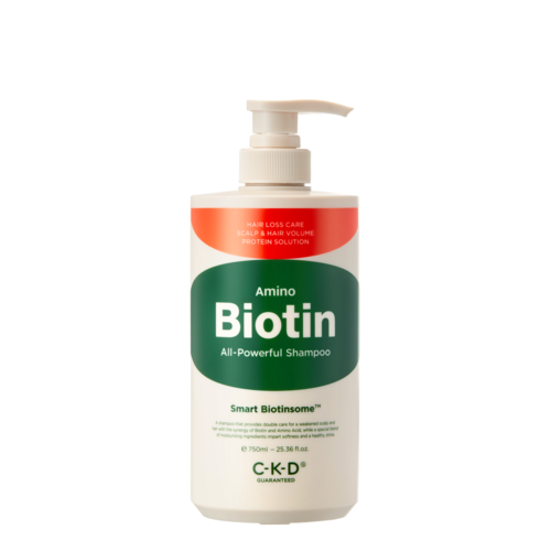 CKD Шампунь с аминокислотами и биотином - Amino Biotin all-powerful shampoo, 750мл