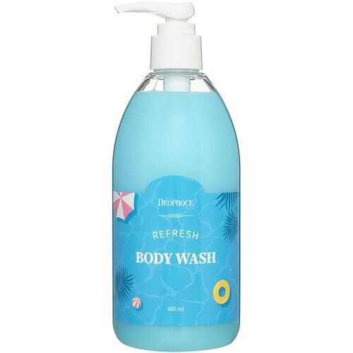 Deoproce Гель для душа освежающий - refresh body wash, 400мл