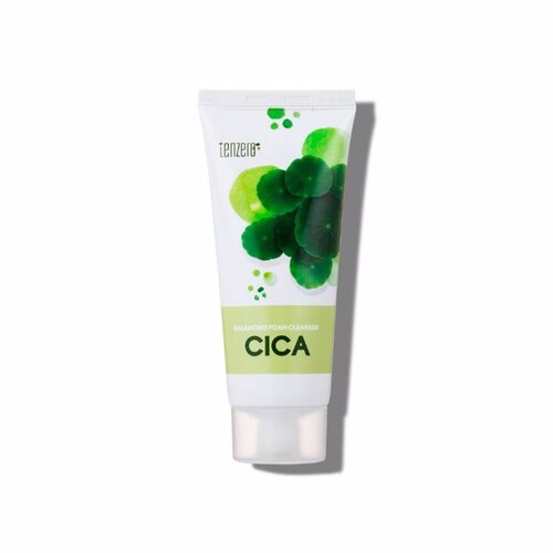 TENZERO Пенка для умывания с экстрактом центеллы азиатской - Balancing Foam Cleanser Cica, 100мл