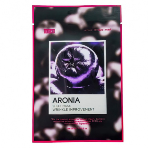 TENZERO Маска тканевая с экстрактом черноплодной рябины - Aronia Sheet Mask, 25мл