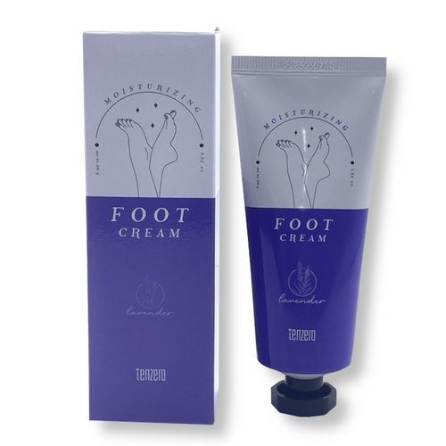 TENZERO Увлажняющий крем для ног с ароматом лаванды - Moisturizing Foot Cream Lavender, 100г