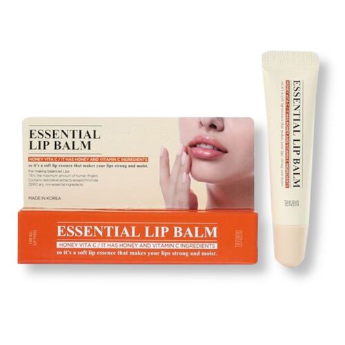 TENZERO Питательный бальзам для губ с экстрактом меда - Essential Lip Balm Honey Vita C, 9г