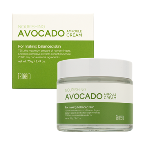 TENZERO Питательный ампульный крем с экстрактом авокадо - Nourishing Avocado Ampoule Cream 2X, 70г