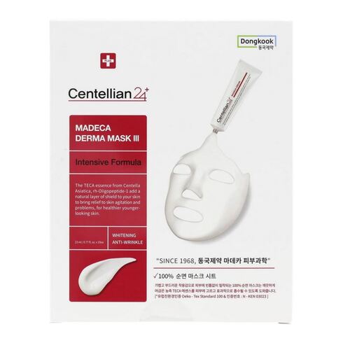 Centellian24 Маска тканевая интенсивная - Madeca derma mask III intensive formula, 25мл