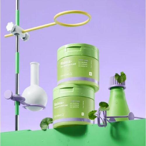 Centellian24 Пэды для лица успокаивающие - Madeca real green pore pad, 60шт