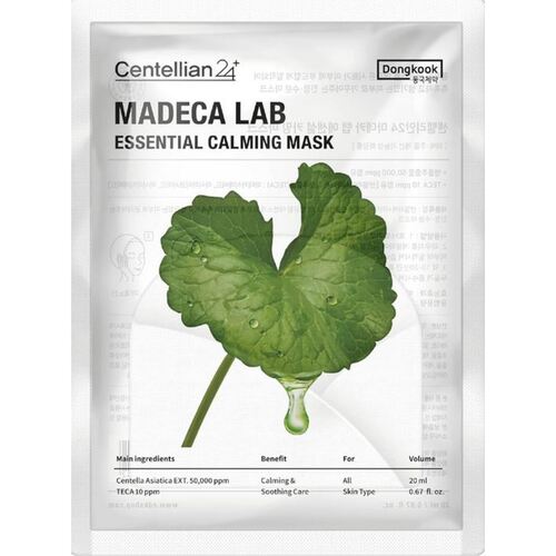 Centellian24 Маска тканевая успокаивающая - Madeca lab essential calming mask, 20мл