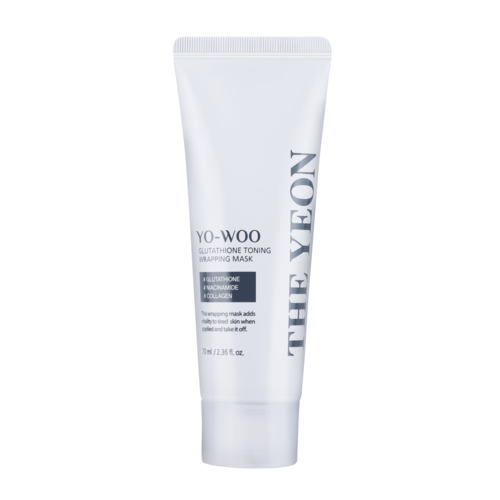 TheYEON Маска-пленка выравнивающая тон кожи + кисть - Yo-woo glutathione toning wrapping mask, 70мл