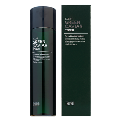 TENZERO Выравнивающий тонер с экстрактом морского винограда - Green Caviar Clear Toner, 200мл