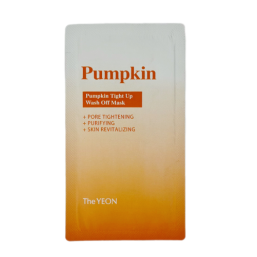 TheYEON Маска смываемая для сужения пор с экстрактом тыквы - Pumpkin tight up wash off mask, пробник