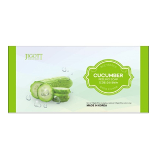 Jigott Мыло-скраб с экстрактом огурца - Cucumber Scrub Soap, 150г