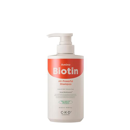 CKD Шампунь с аминокислотами и биотином - Amino Biotin all-powerful shampoo, 500мл