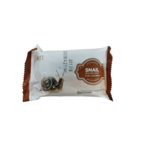 Jigott Мыло-скраб с экстрактом улитки - Snail Scrub Soap, 150г