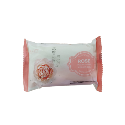 Jigott Мыло-скраб с экстрактом розы - Rose Scrub Soap, 150г