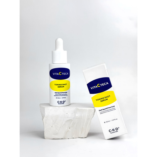 CKD Ампула для лица с витамином С и спикулами - Vita C Teca toning shot serum, 30 мл