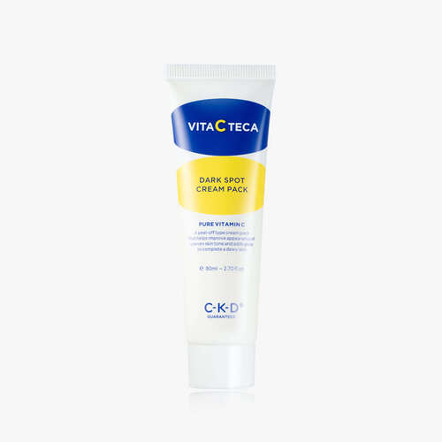 C-K-D Набор маска-пленка с Витамином С + кисть - Vita C Teca dark spot cream pack, 80мл