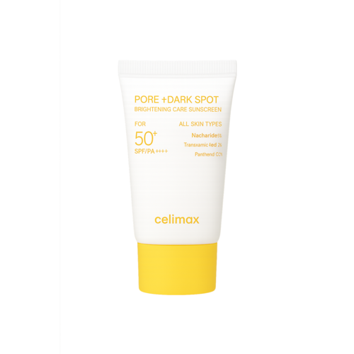 Celimax Крем солнцезащитный выравнивающий - Pore+dark spot brightening care SPF50+PA++++, 10мл