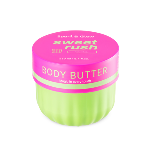 Spark&Glow Баттер для тела с экзотическим ароматом - Body butter velvet haze scent, 250 мл