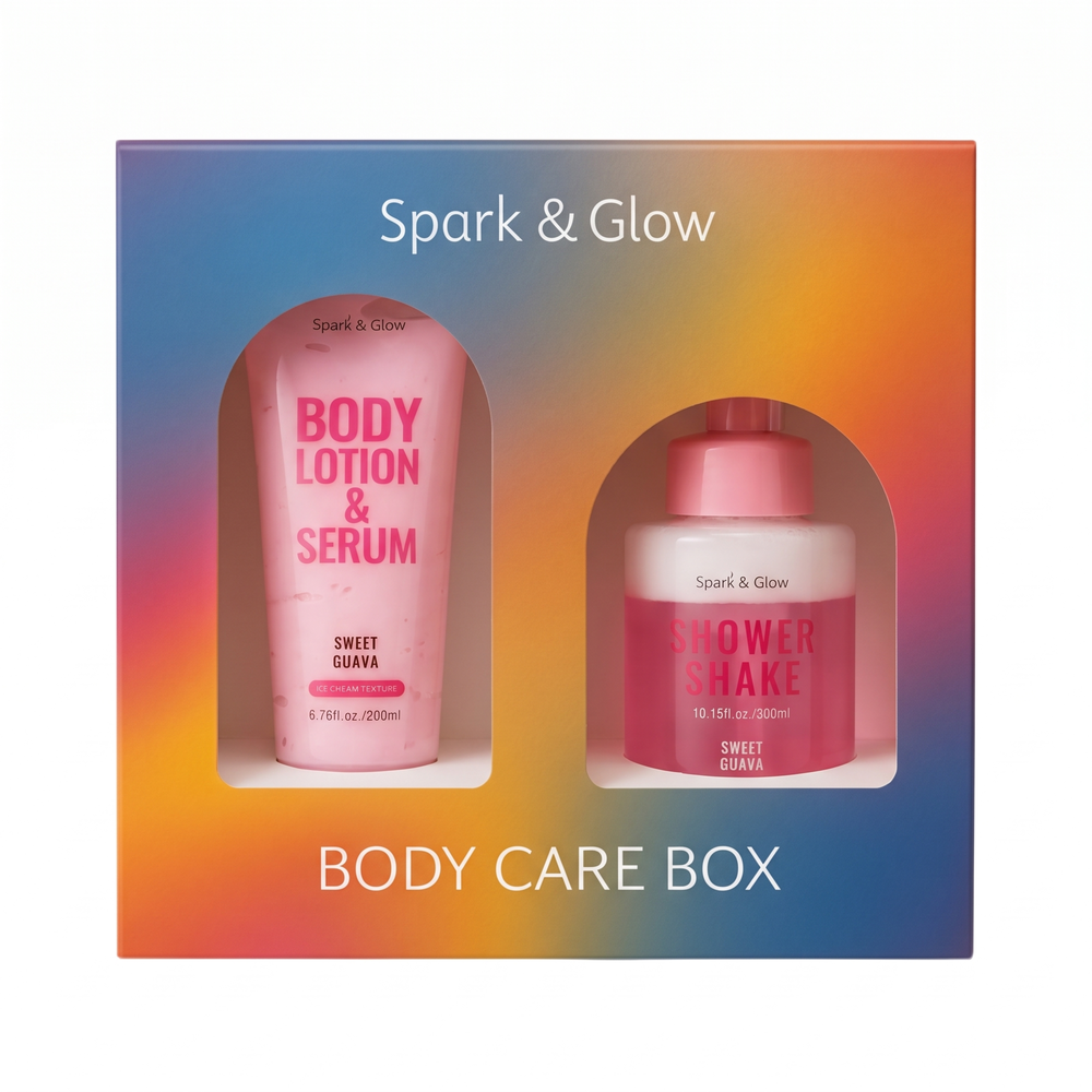 Spark'&Glow Набор подарочный для тела с ароматом сладкой гуавы, 2 предмета