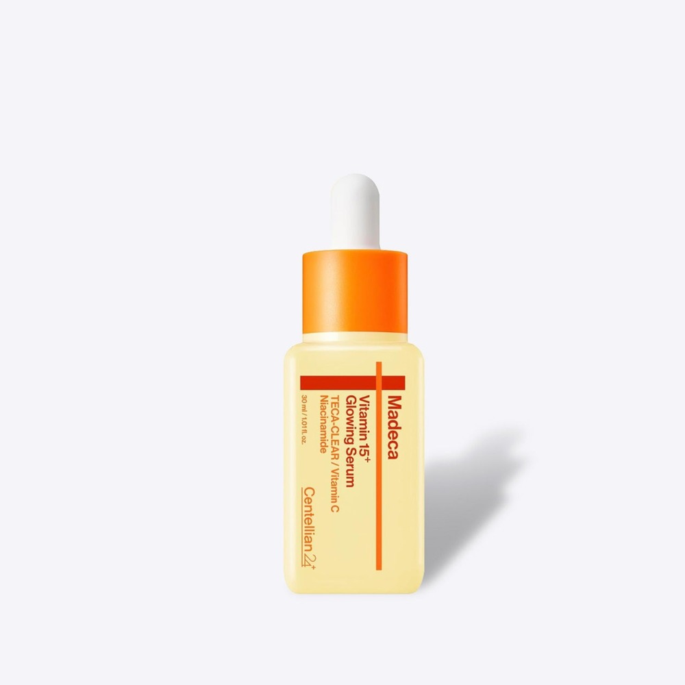 Centellian24 Сыворотка для сияния кожи - Madeca vitamin 15+ glowing serum, 30мл