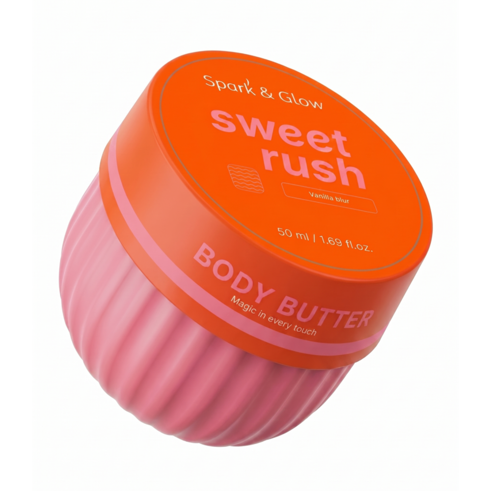 Spark'&Glow Баттер для тела с ароматом кокоса и цветочной ванили - Body butter Vanilla blur, 250мл
