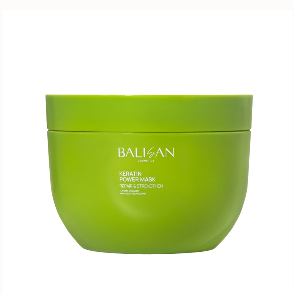 BALISAN Маска для волос кератиновая - Keratin power mask repair & strengthen, 500мл