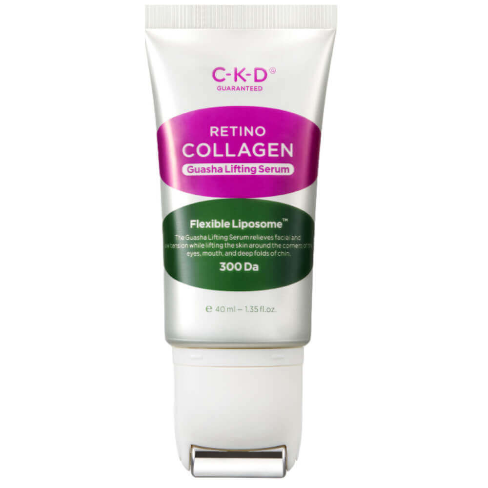 C-K-D Сыворотка с роликом гуаша- Retino collagen small molecule 300 guasha lifting serum, 40мл