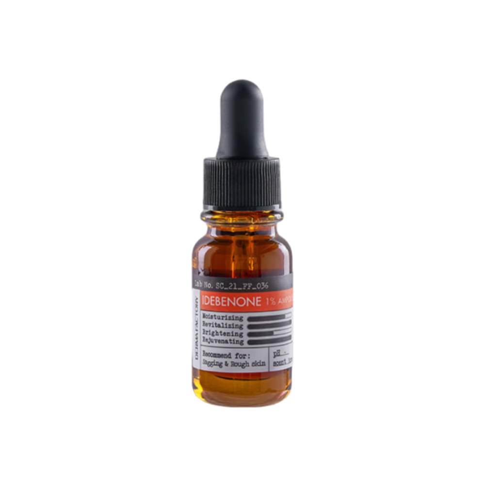 Derma Factory Сыворотка ампульная для лица с идебеноном - Idebenone 1% ampoule, 10мл