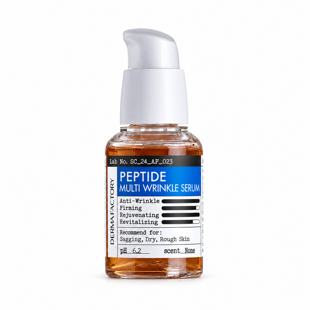 Derma Factory Сыворотка омолаживающая с пептидами - Peptide multi wrinkle serum, 30мл
