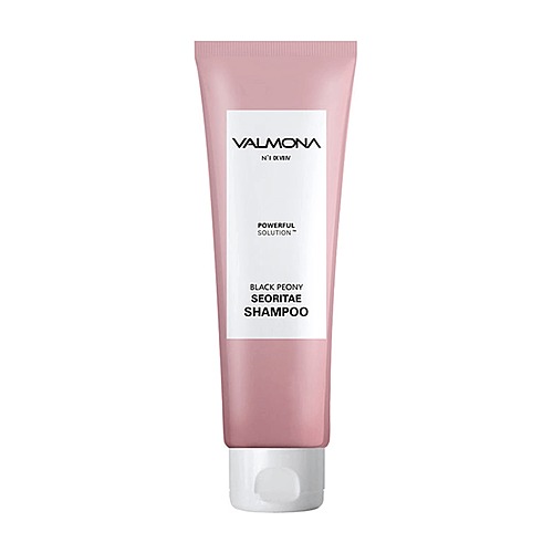 Valmona Шампунь для волос черный пион, бобы - Powerful solution black peony seoritae shampoo, 100мл