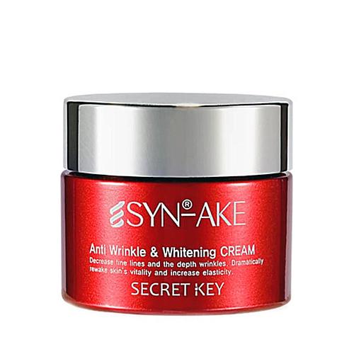 Secret Key Крем для лица с пептидом змеиного яда – Syn-ake anti wrinkle&whitening cream, 50г