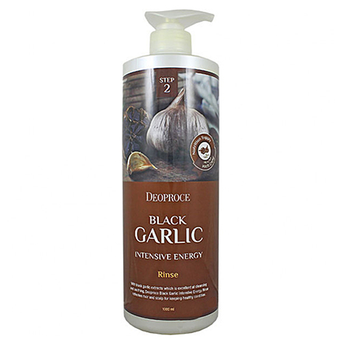 Deoproce Бальзам для волос чёрный чеснок - Rinse-black garlic intensive energy, 1000мл