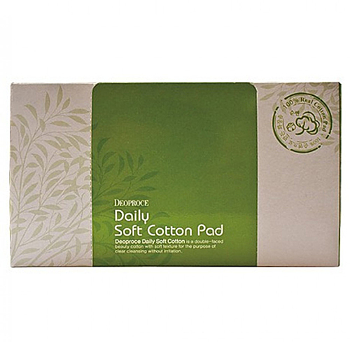 Deoproce Пады хлопковые - Daily soft cotton pad, 80шт