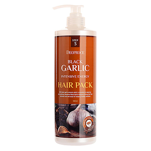 Deoproce Маска для волос с экстрактом черного чеснока - Black garlic intensive energy hair, 1000мл